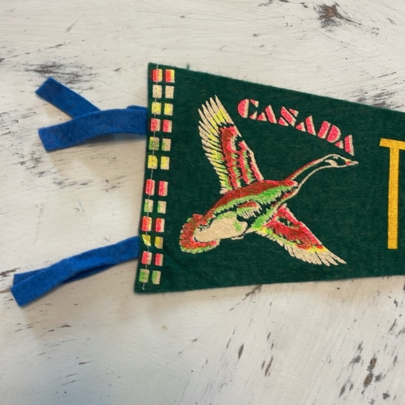 Vintage Thunder Bay Ontario Souvenir Pennant - Picture 2 of 5